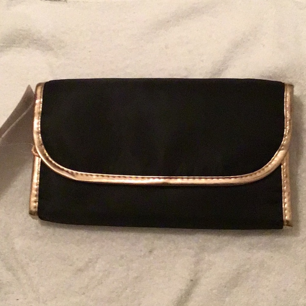 Black and Rose beauty 360 Cosmetic Bag